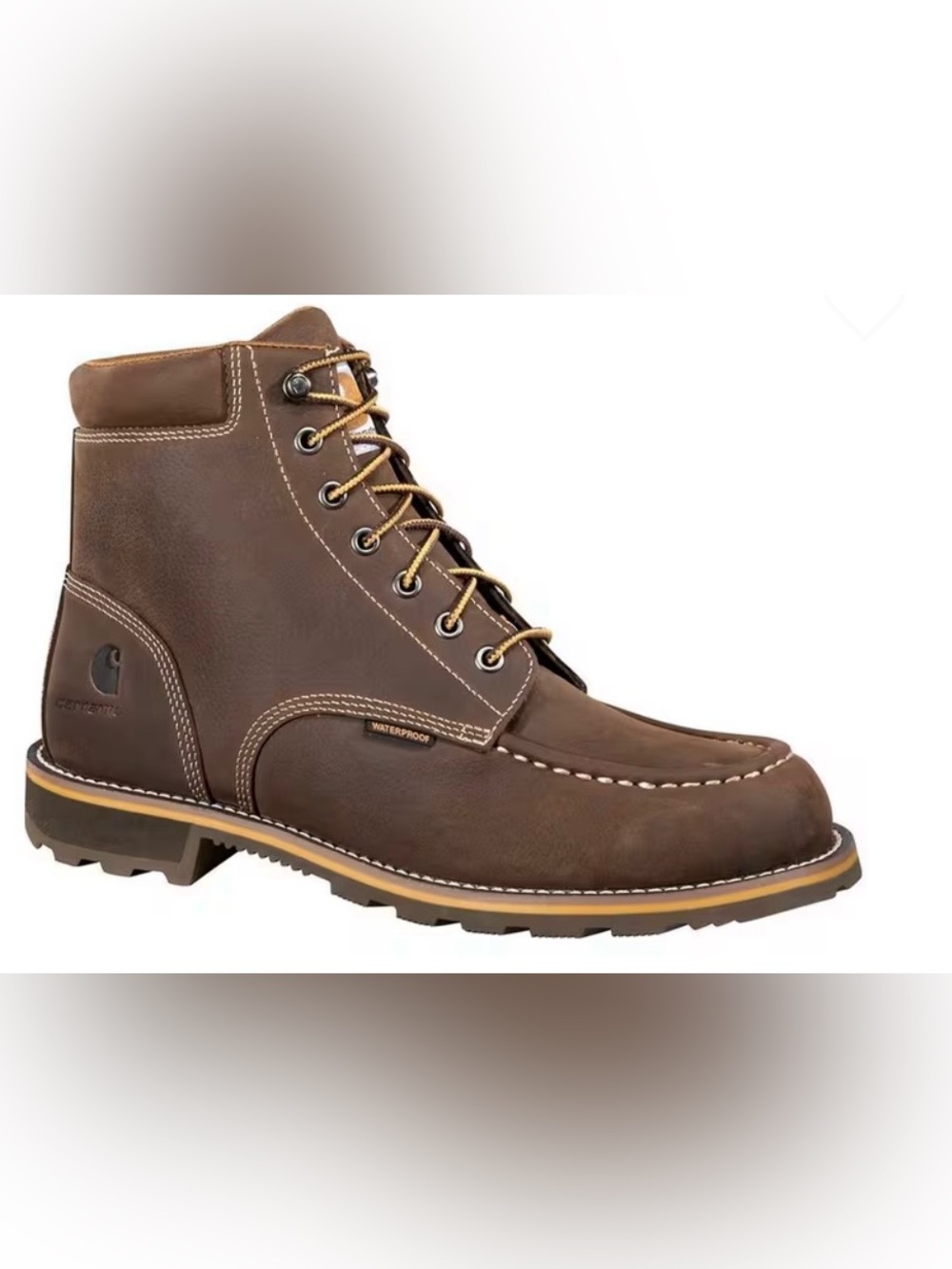 MEN'S CARHARTT CMW6197 WATERPROOF WORK BOOTS SZ 10.5